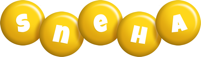 Sneha candy-yellow logo