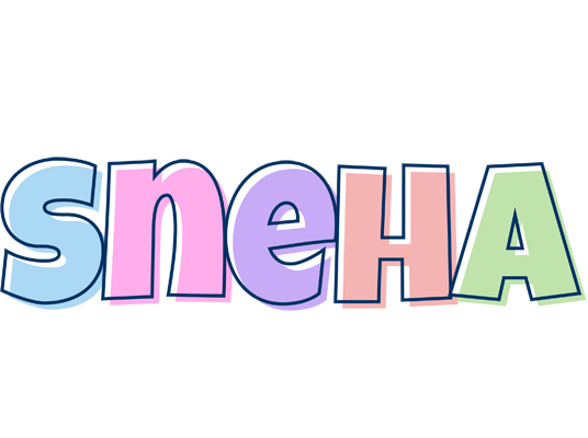 Sneha pastel logo