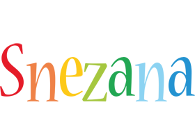 Snezana birthday logo