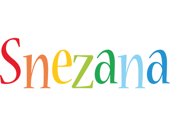 Snezana birthday logo