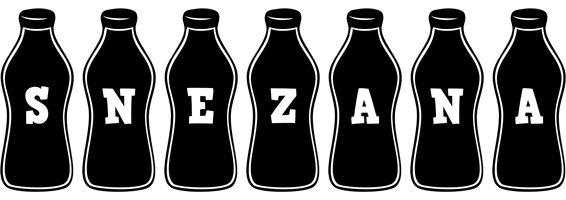Snezana bottle logo