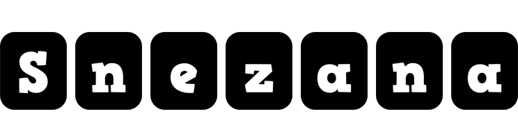 Snezana box logo