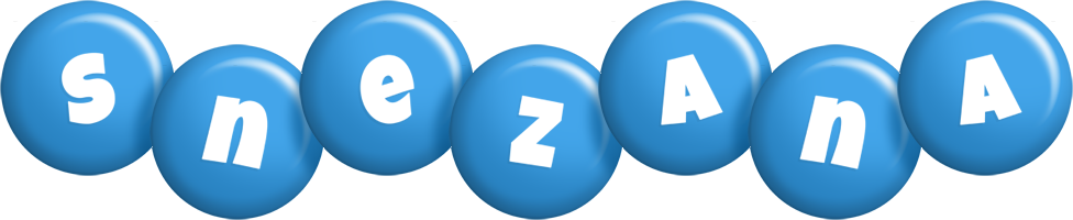 Snezana candy-blue logo