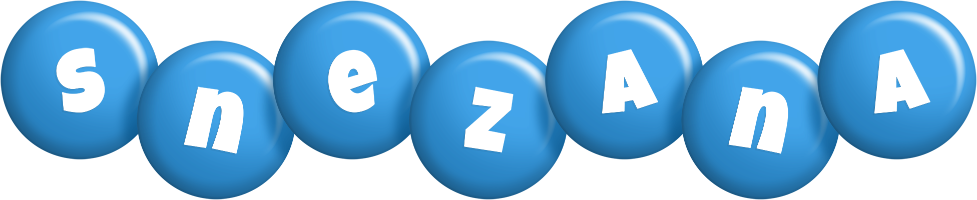 Snezana candy-blue logo