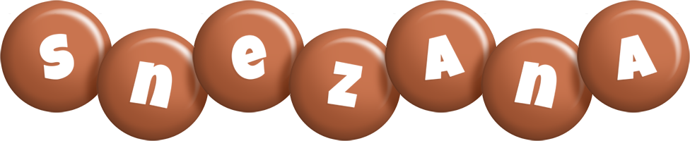 Snezana candy-brown logo