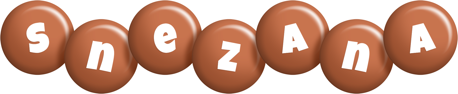 Snezana candy-brown logo