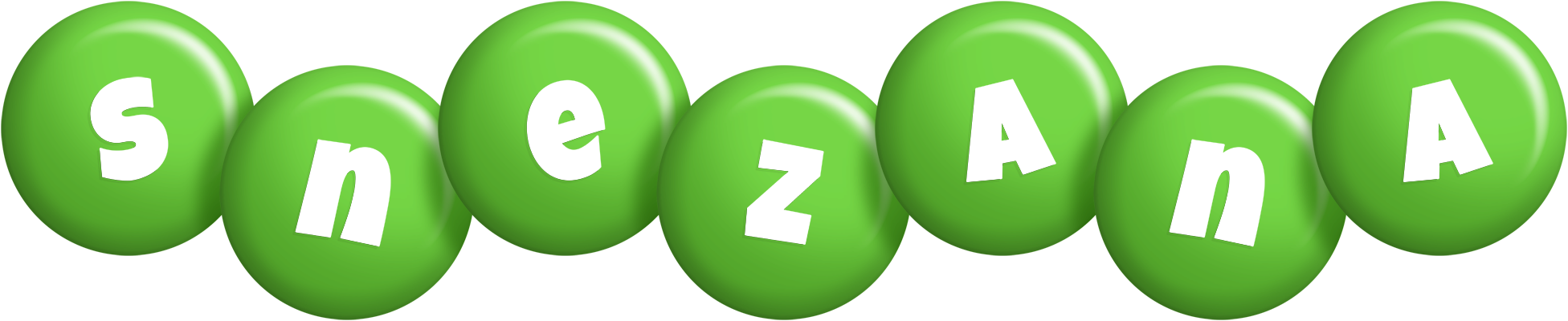 Snezana candy-green logo