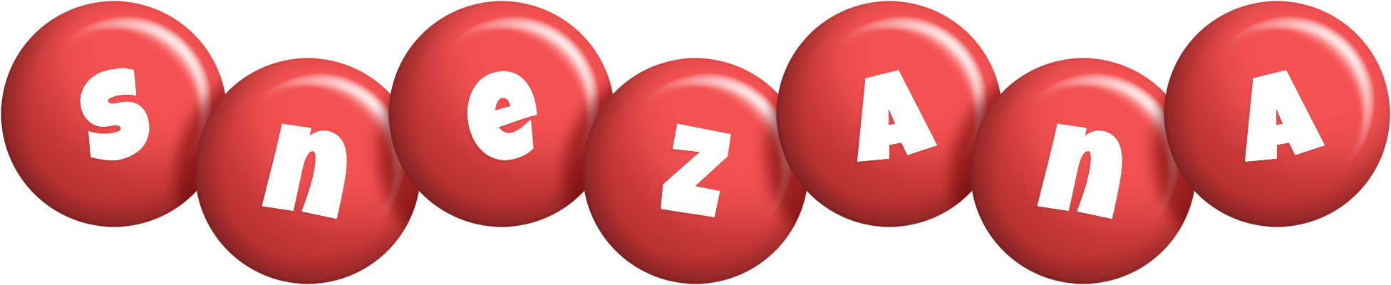 Snezana candy-red logo