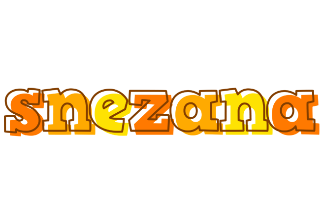 Snezana desert logo