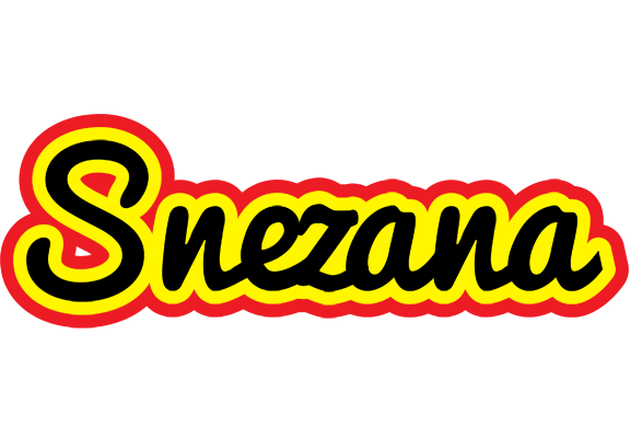 Snezana flaming logo