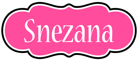 Snezana invitation logo