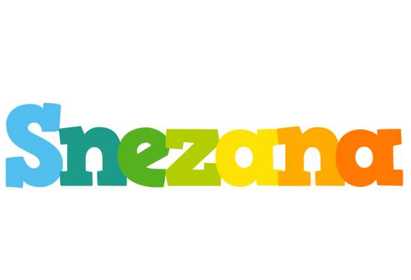 Snezana rainbows logo