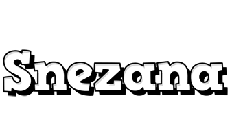 Snezana snowing logo