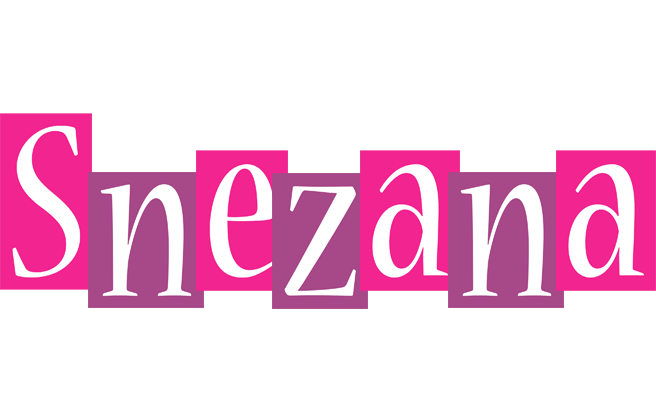 Snezana whine logo