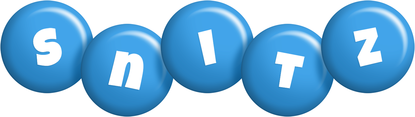 Snitz candy-blue logo