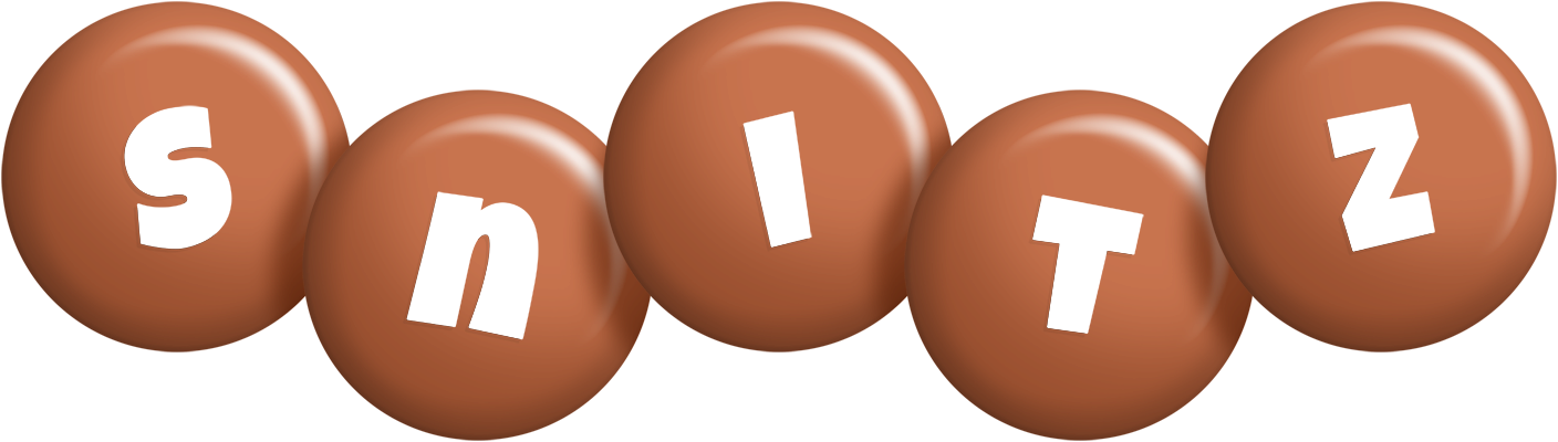 Snitz candy-brown logo
