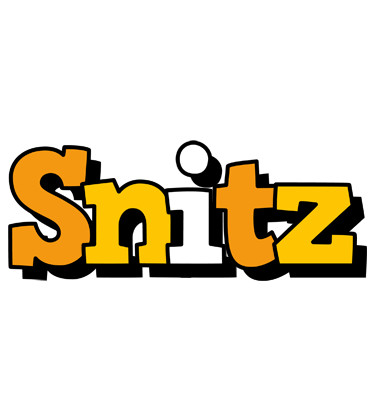 Snitz cartoon logo