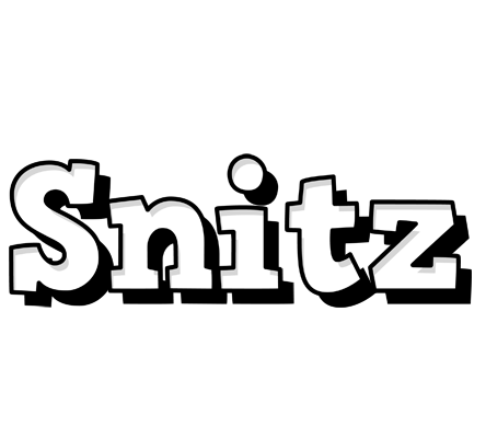 Snitz snowing logo