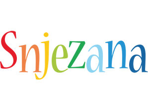 Snjezana birthday logo