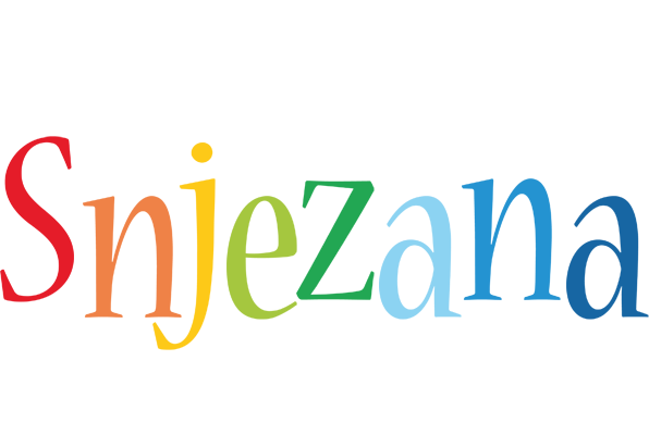 Snjezana birthday logo