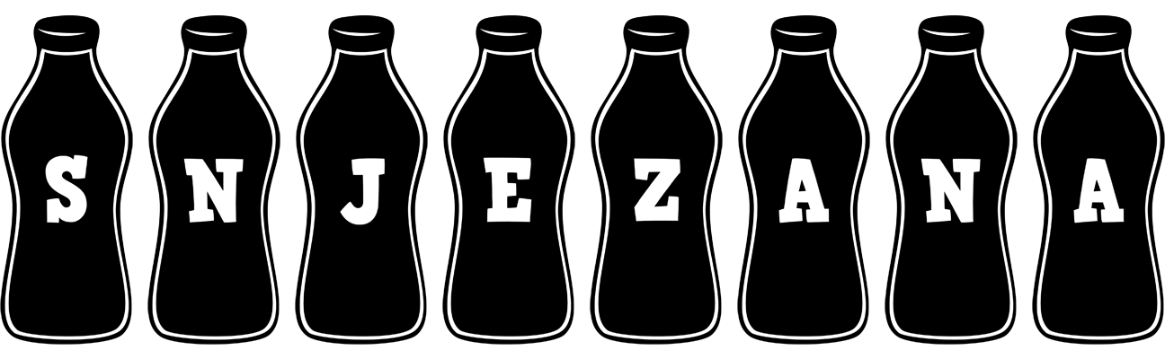 Snjezana bottle logo
