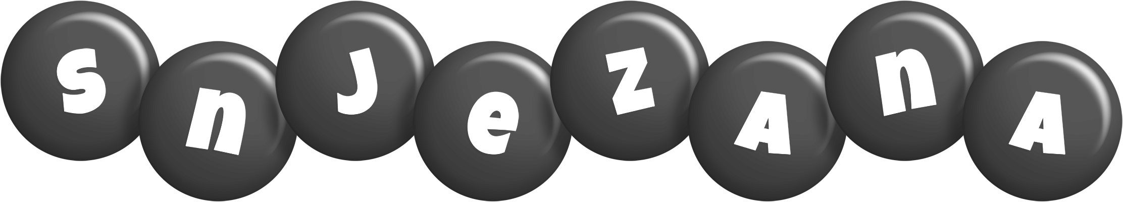 Snjezana candy-black logo