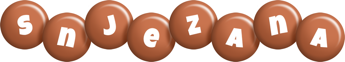 Snjezana candy-brown logo