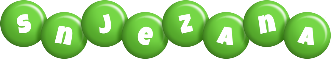 Snjezana candy-green logo