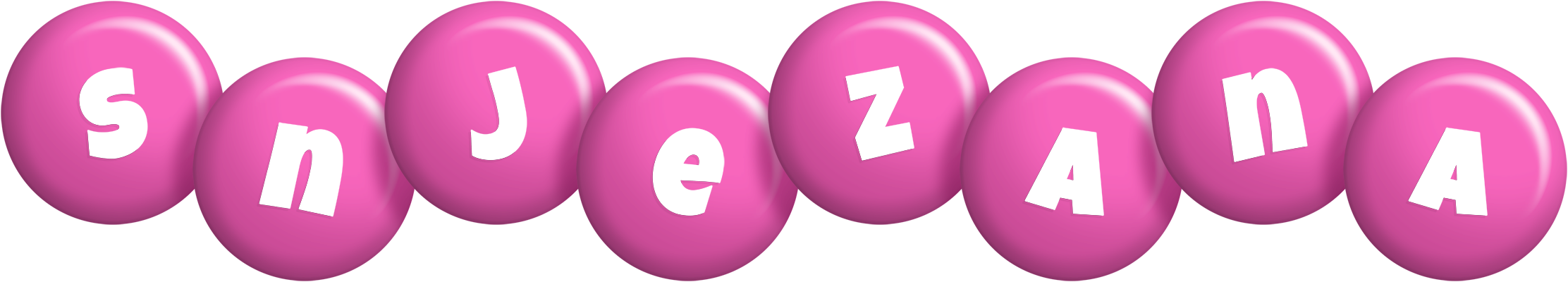Snjezana candy-pink logo