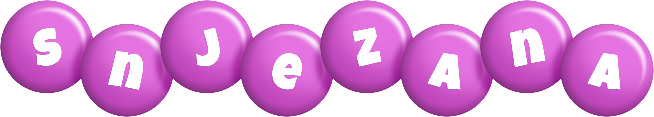 Snjezana candy-purple logo