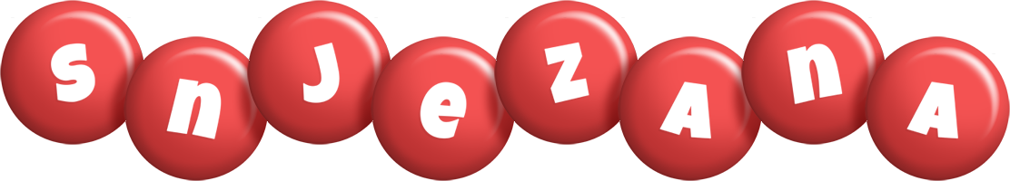 Snjezana candy-red logo