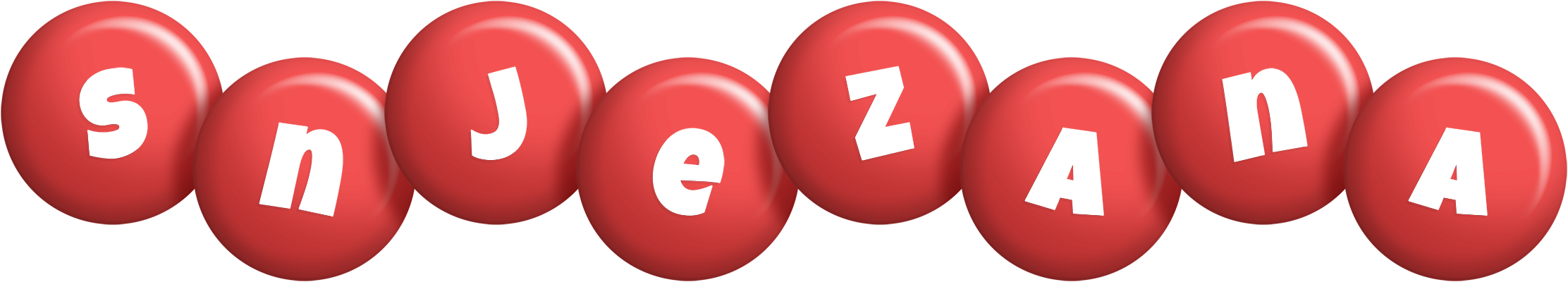 Snjezana candy-red logo