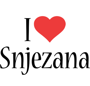 Snjezana i-love logo