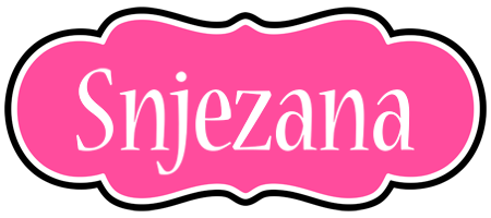 Snjezana invitation logo