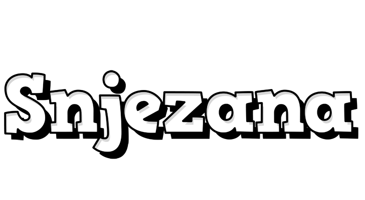 Snjezana snowing logo