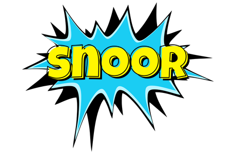 Snoor amazing logo