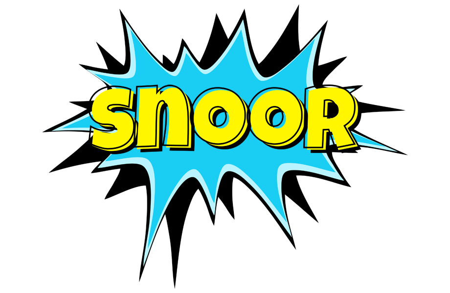 Snoor amazing logo