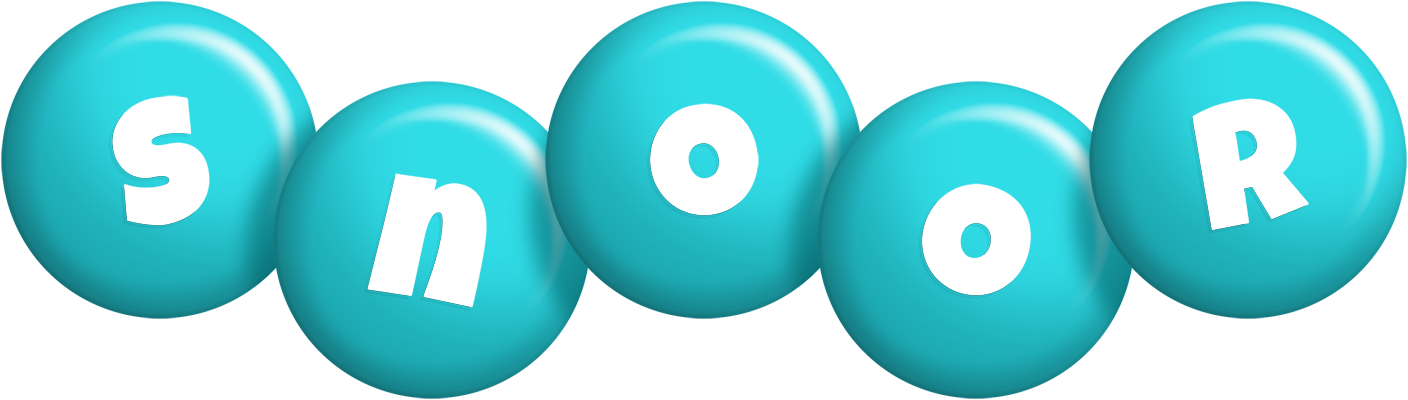 Snoor candy-azur logo