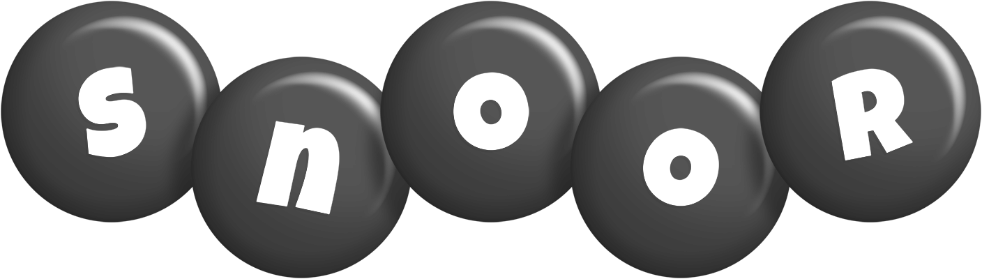 Snoor candy-black logo