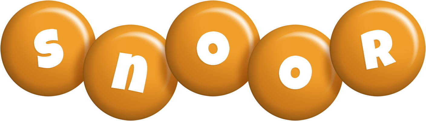 Snoor candy-orange logo