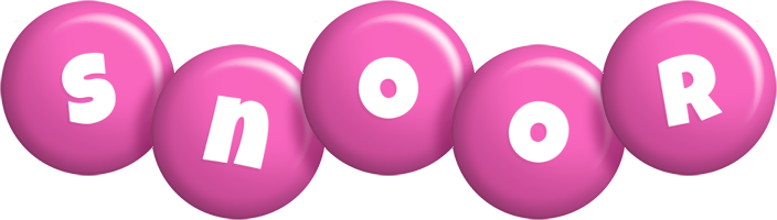 Snoor candy-pink logo