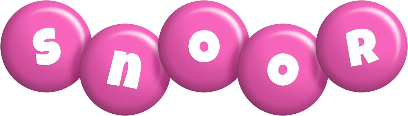 Snoor candy-pink logo
