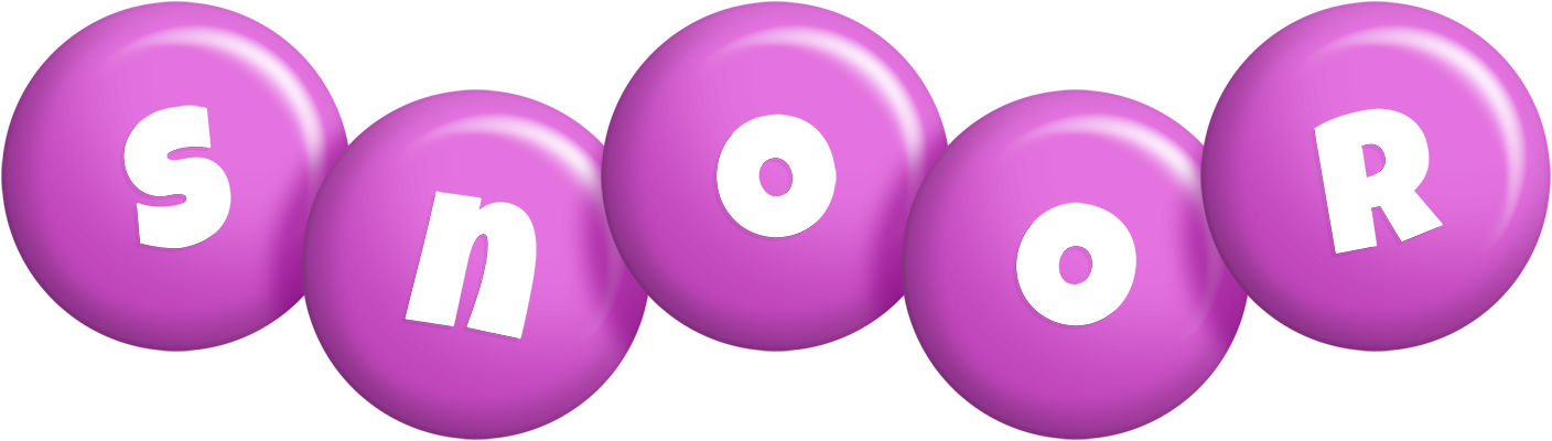Snoor candy-purple logo