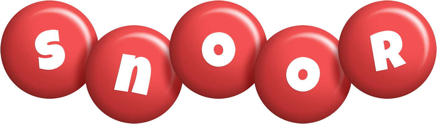 Snoor candy-red logo