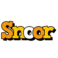 Snoor cartoon logo