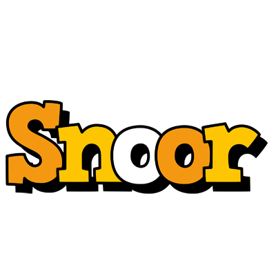 Snoor cartoon logo