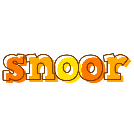 Snoor desert logo
