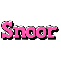 Snoor girlish logo