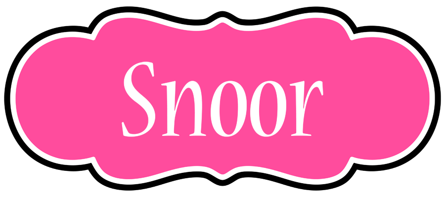 Snoor invitation logo