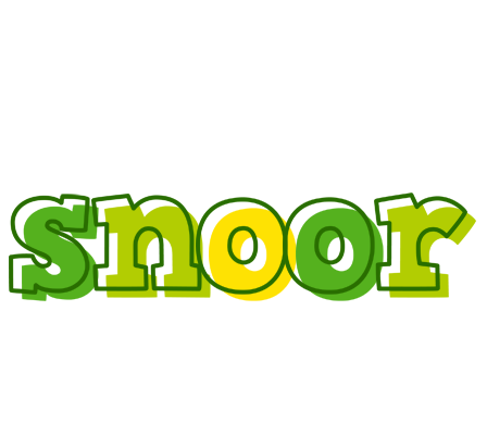 Snoor juice logo